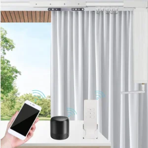 Home 1 Wi-Fi & Smart Motorized Curtains | Automated Home Comfort in Saudi Arabia ستائر واي فاي وذكية آلية | راحة منزلية آلية في السعودية